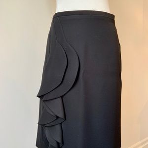 Joseph Ribkoff - Black Ruffle Skirt